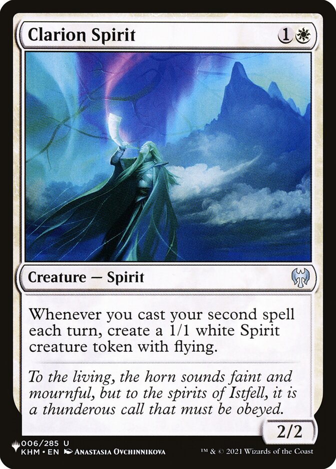 Clarion Spirit, The List · khm-6
