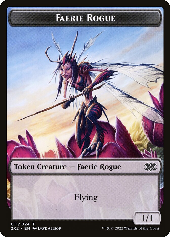 Faerie Rogue, Double Masters 2022 Tokens · 011