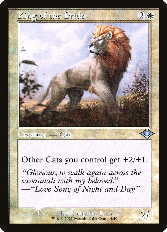 King of the Pride, Modern Horizons 1 Timeshifts · 004/040