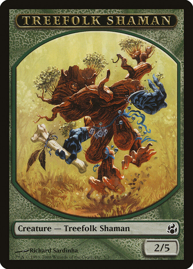 Treefolk Shaman, Morningtide Tokens · 3