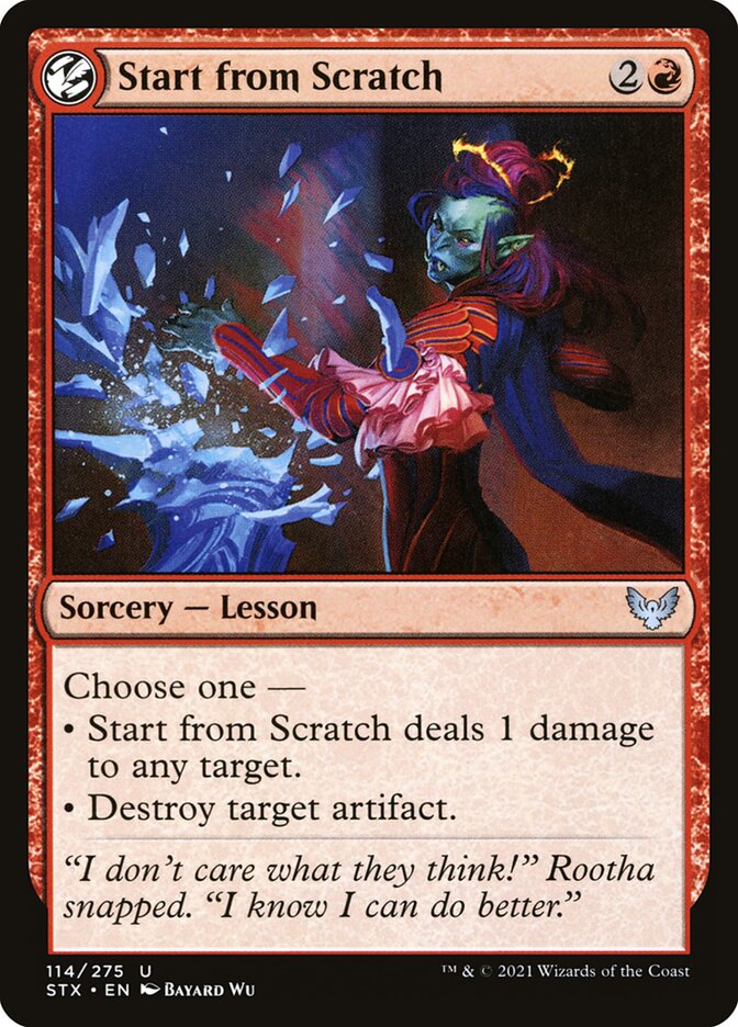 Start from Scratch, Strixhaven: School of Mages · 114/275
