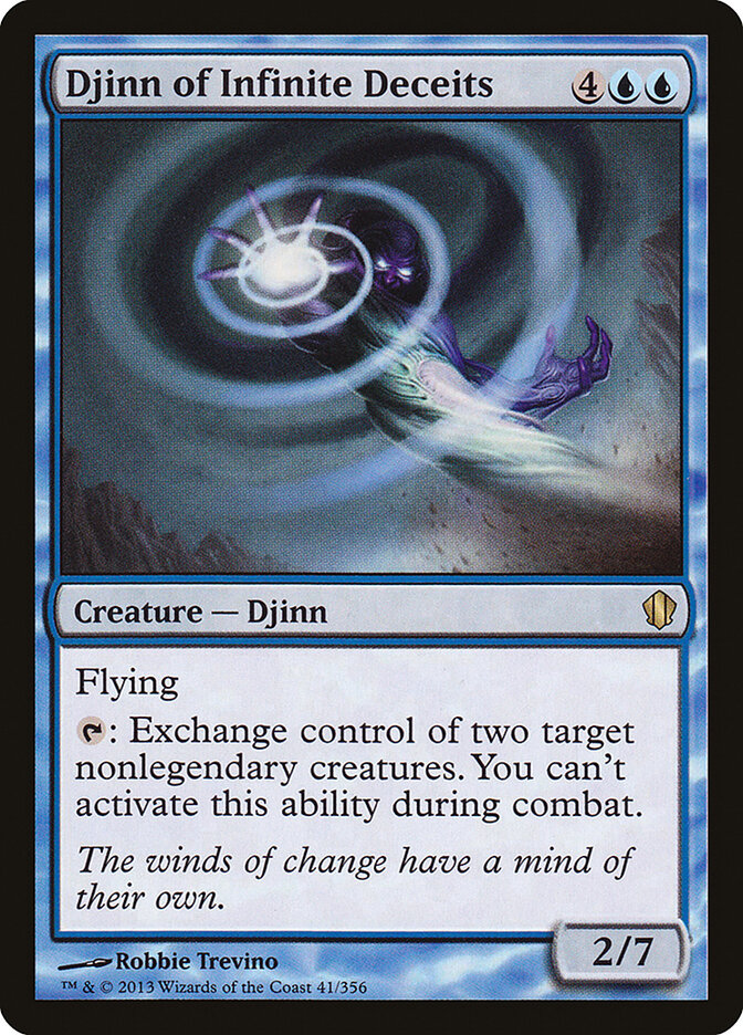 Djinn of Infinite Deceits, Commander 2013 · 41/356