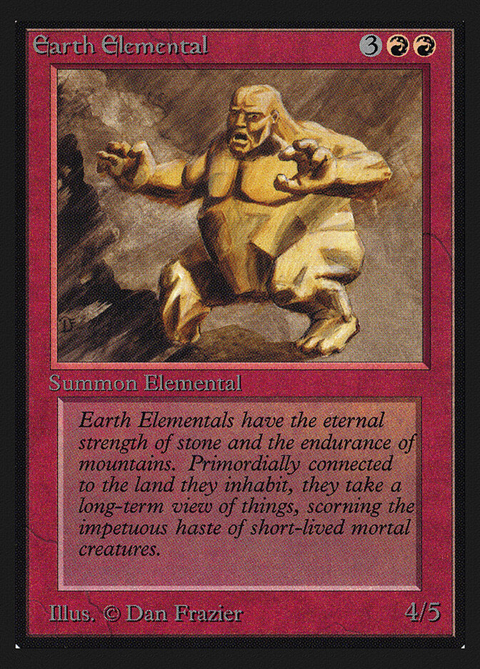 Earth Elemental, Intl. Collectors' Edition · 145