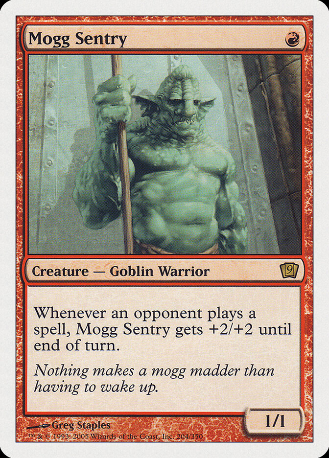 Mogg Sentry, Ninth Edition · 204/350