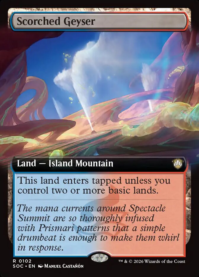 Scorched Geyser, Secrets of Strixhaven Commander · 0102