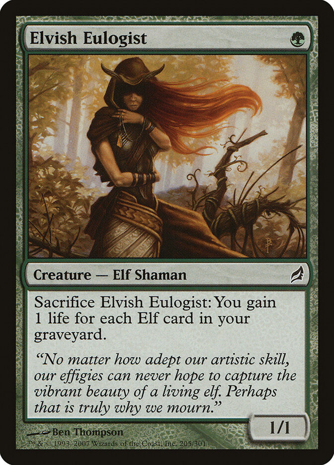 Elvish Eulogist, Lorwyn · 205/301