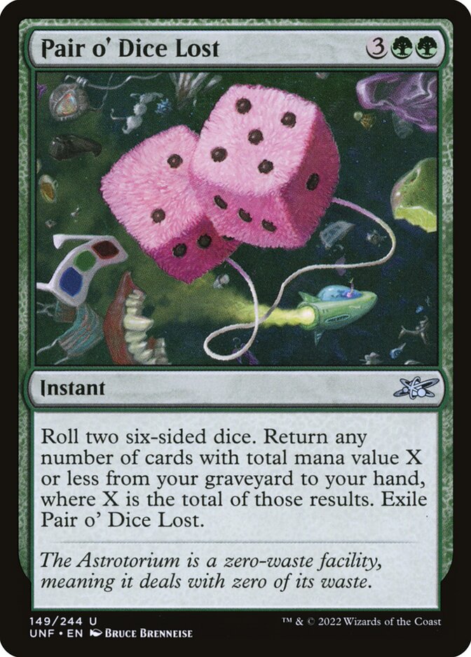 Pair o' Dice Lost, Unfinity · 149/244