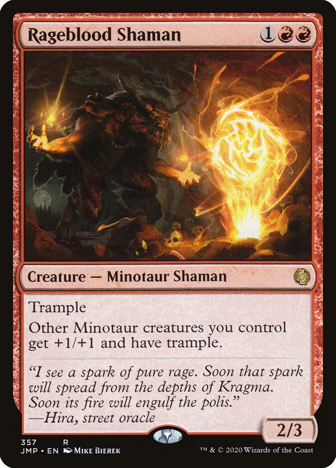 Rageblood Shaman, Jumpstart · 357