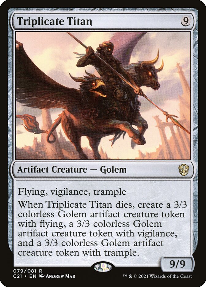 Triplicate Titan, Commander 2021 · 079/081
