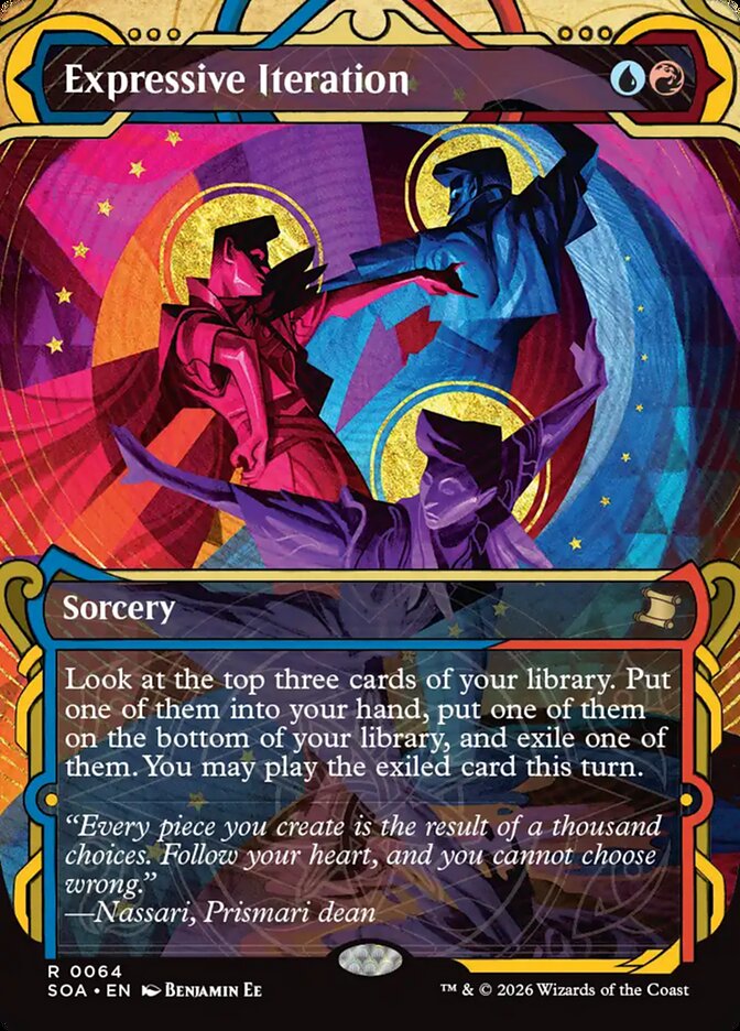Expressive Iteration, Secrets of Strixhaven Mystical Archive · 0064