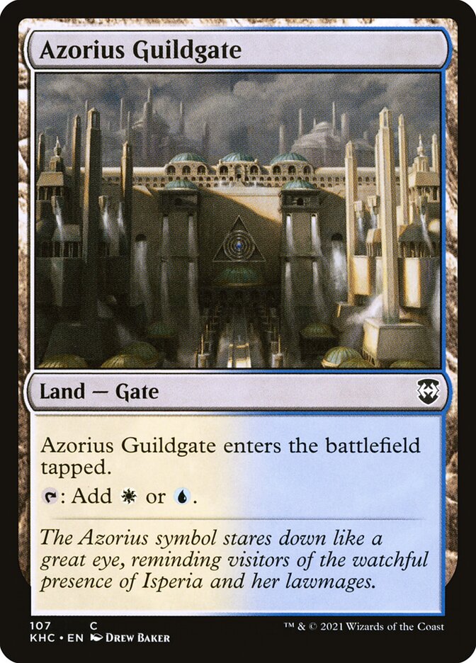 Azorius Guildgate, Kaldheim Commander · 107
