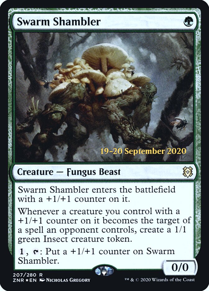 Swarm Shambler, Zendikar Rising Promos · 207/280