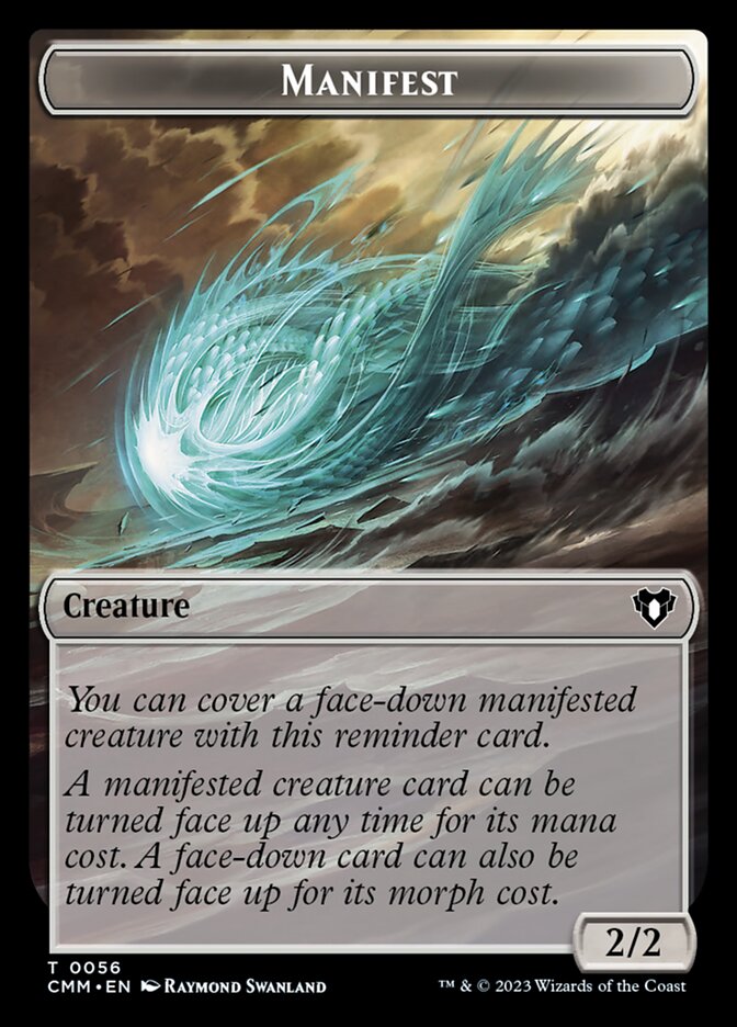 Manifest, Commander Masters Tokens · 0056
