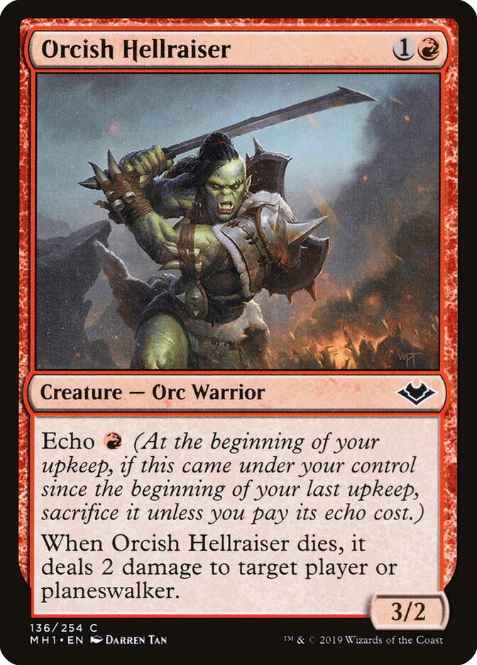 Orcish Hellraiser, Modern Horizons · 136/254