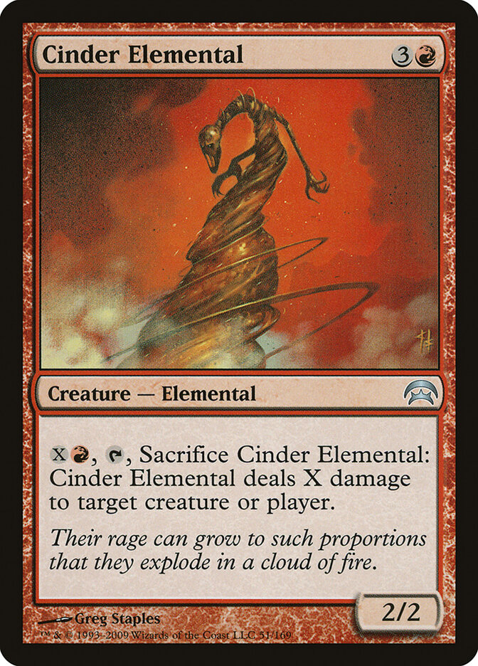 Cinder Elemental, Planechase · 51/169