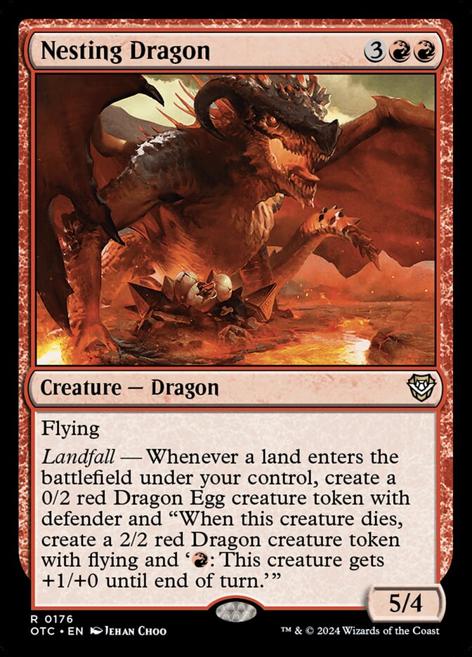 Nesting Dragon, Outlaws of Thunder Junction Commander · 0176
