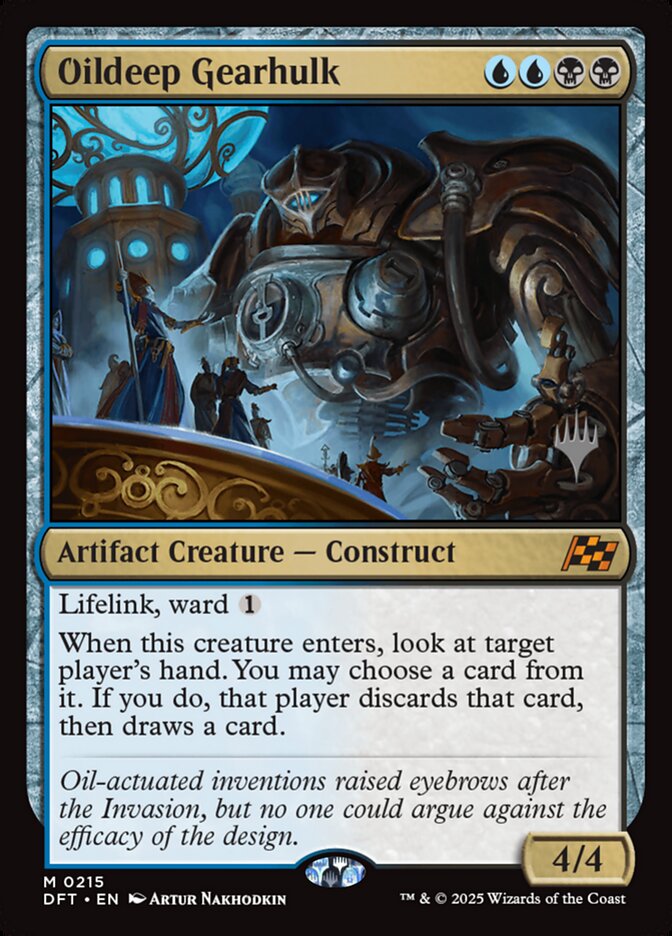 Oildeep Gearhulk, Aetherdrift Promos · 0215