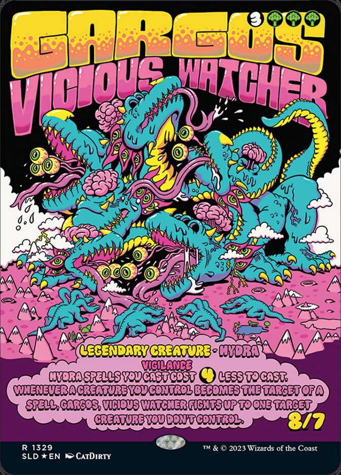 Gargos, Vicious Watcher, Secret Lair Drop · 1329