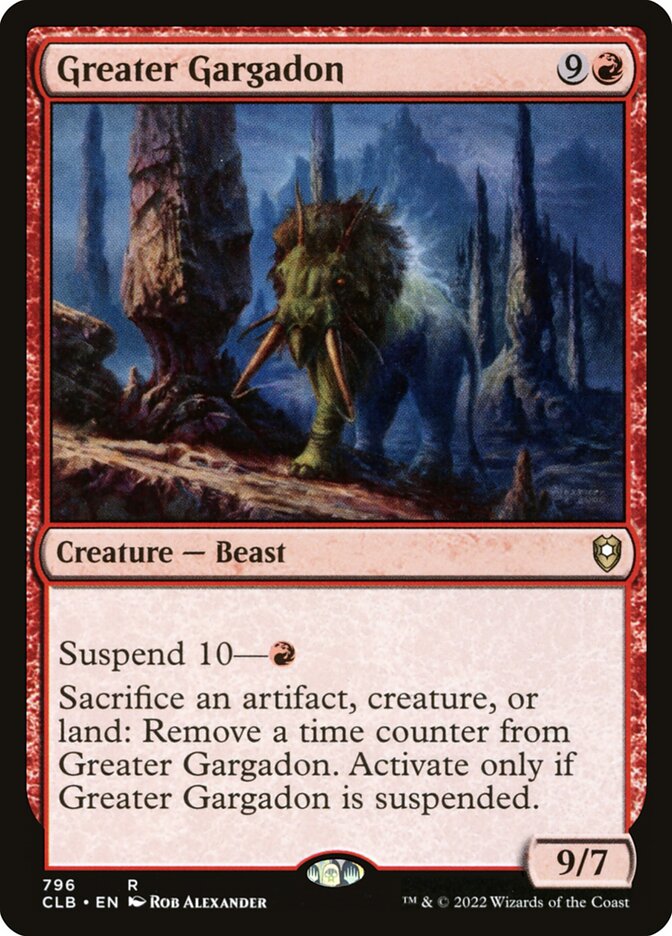 Greater Gargadon, Commander Legends: Battle for Baldur's Gate · 796