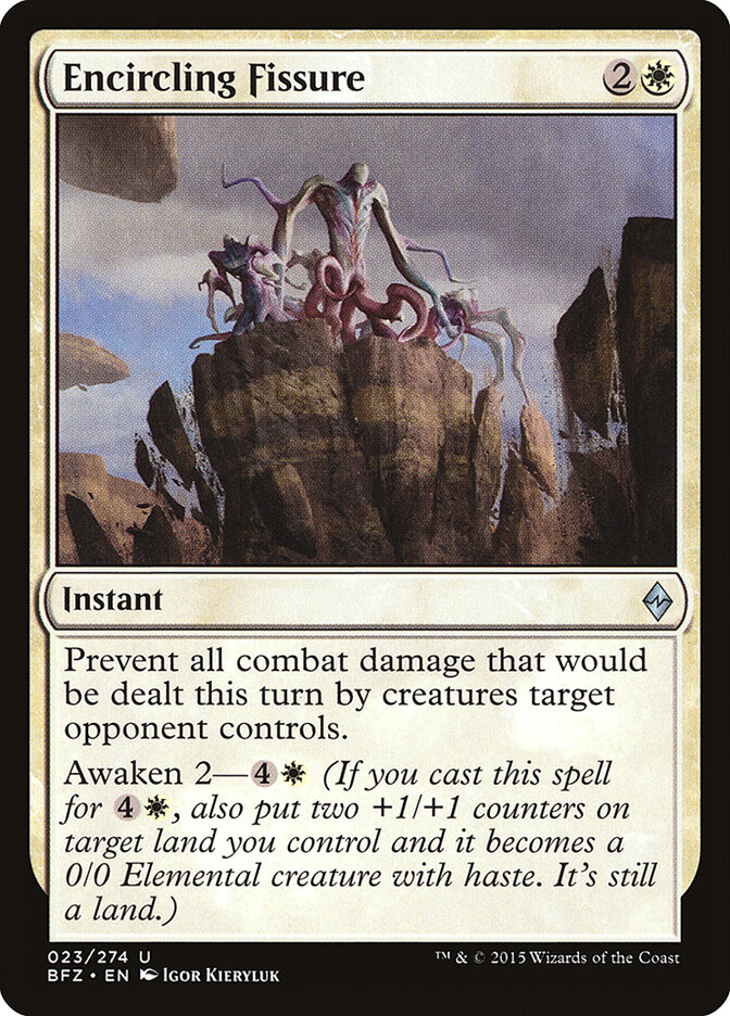 Encircling Fissure, Battle for Zendikar · 023/274