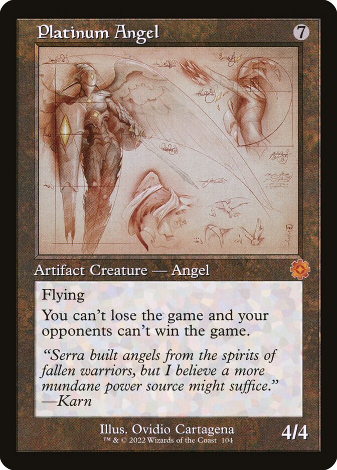 Platinum Angel, The Brothers' War Retro Artifacts · 104