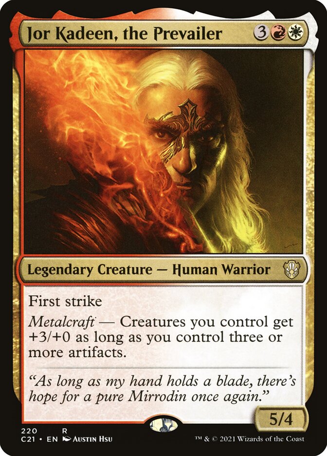 Jor Kadeen, the Prevailer, Commander 2021 · 220
