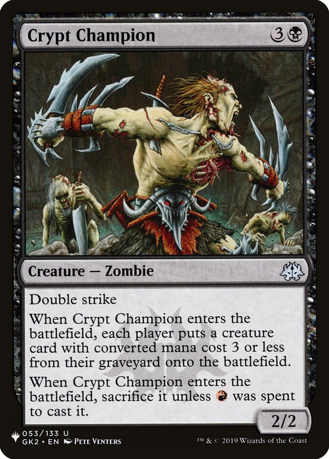 Crypt Champion, The List · gk2-53