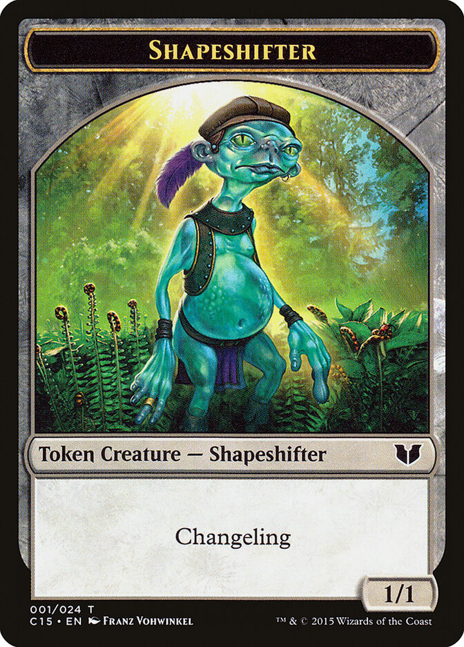 Shapeshifter, Commander 2015 Tokens · 001