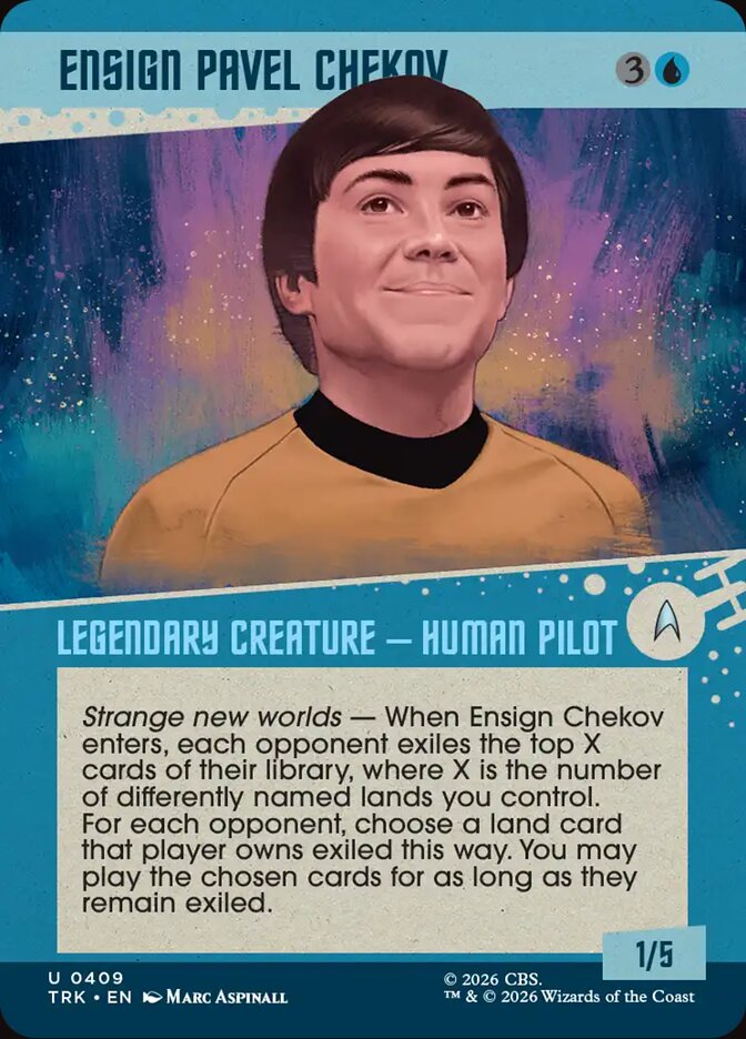 Ensign Pavel Chekov, Star Trek · 0409