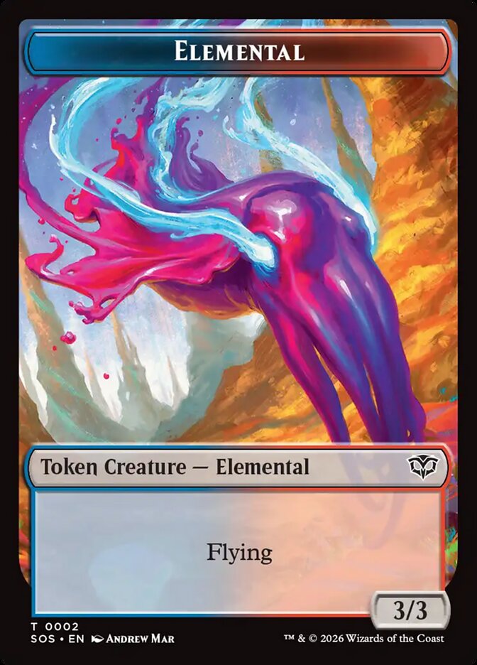 Elemental, Secrets of Strixhaven Tokens · 0002