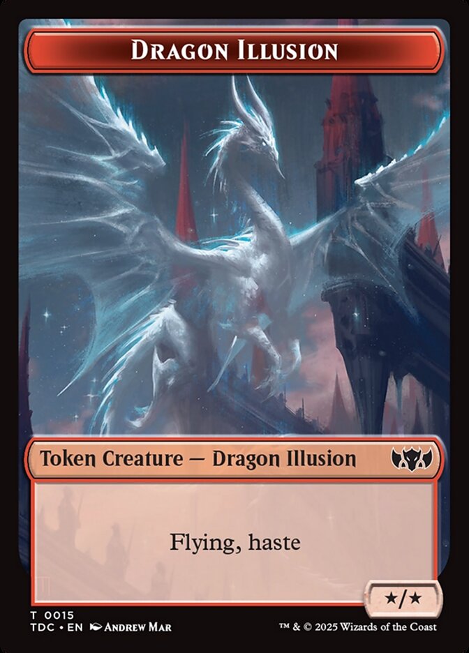 Dragon Illusion, Tarkir: Dragonstorm Commander Tokens · 0015