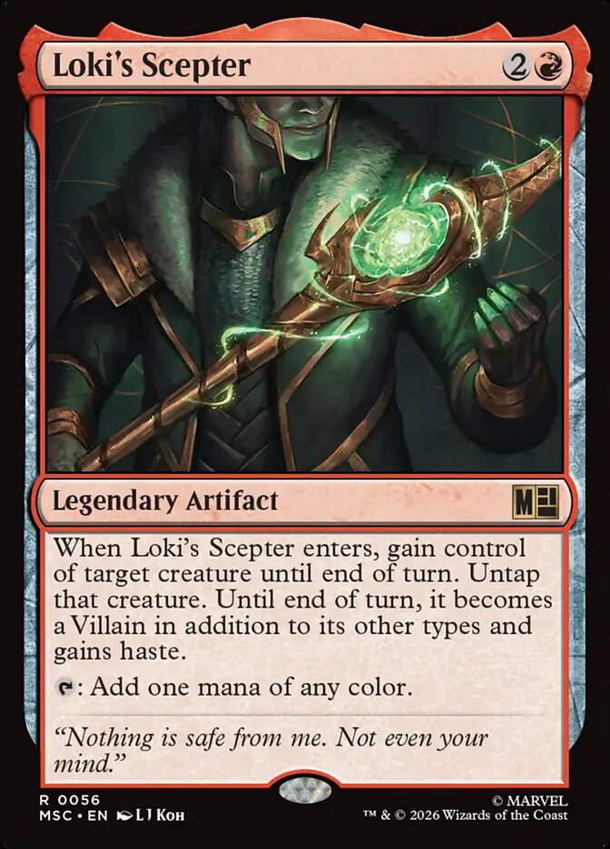 Loki's Scepter, Marvel Super Heroes Commander · 0056