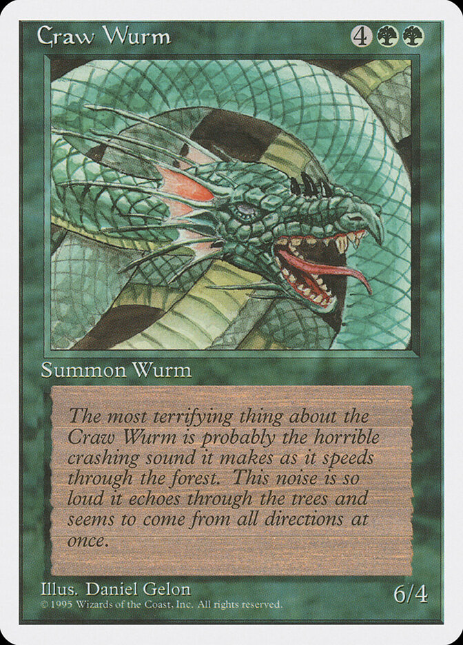 Craw Wurm, Fourth Edition · 238