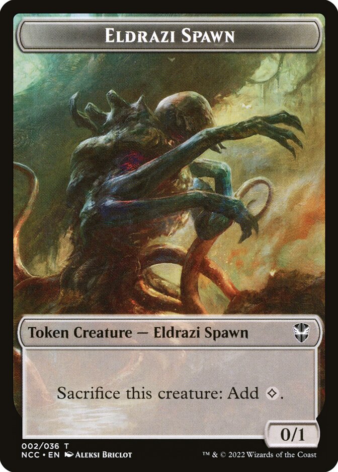Eldrazi Spawn, New Capenna Commander Tokens · 002