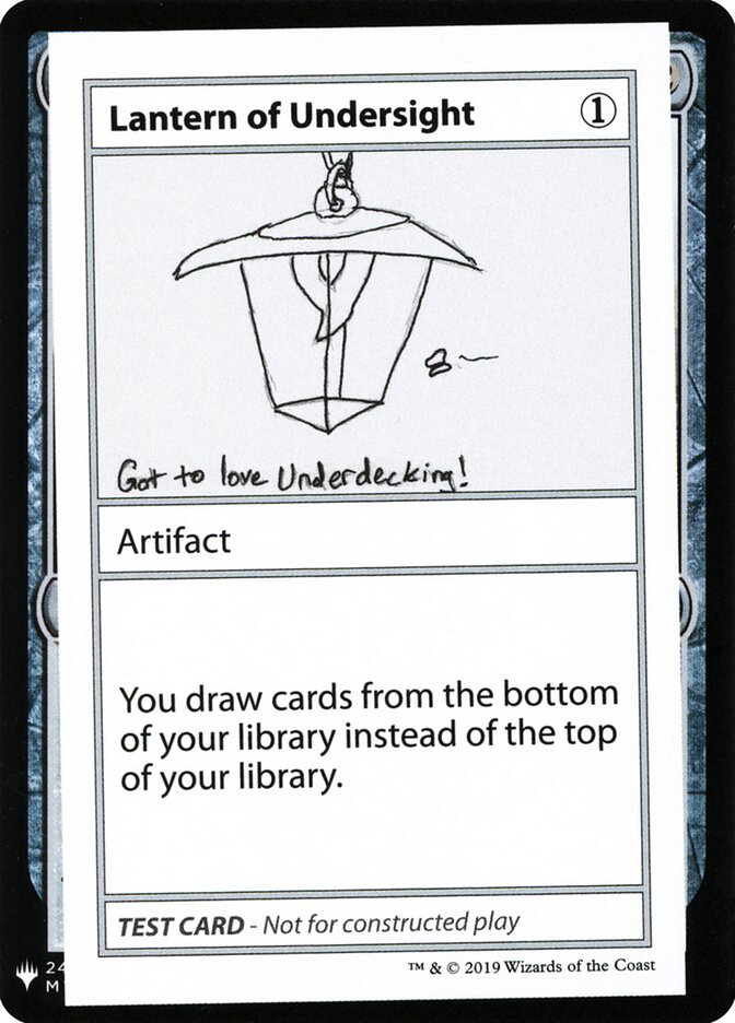 Lantern of Undersight, Mystery Booster Playtest Cards 2019 · 106/121
