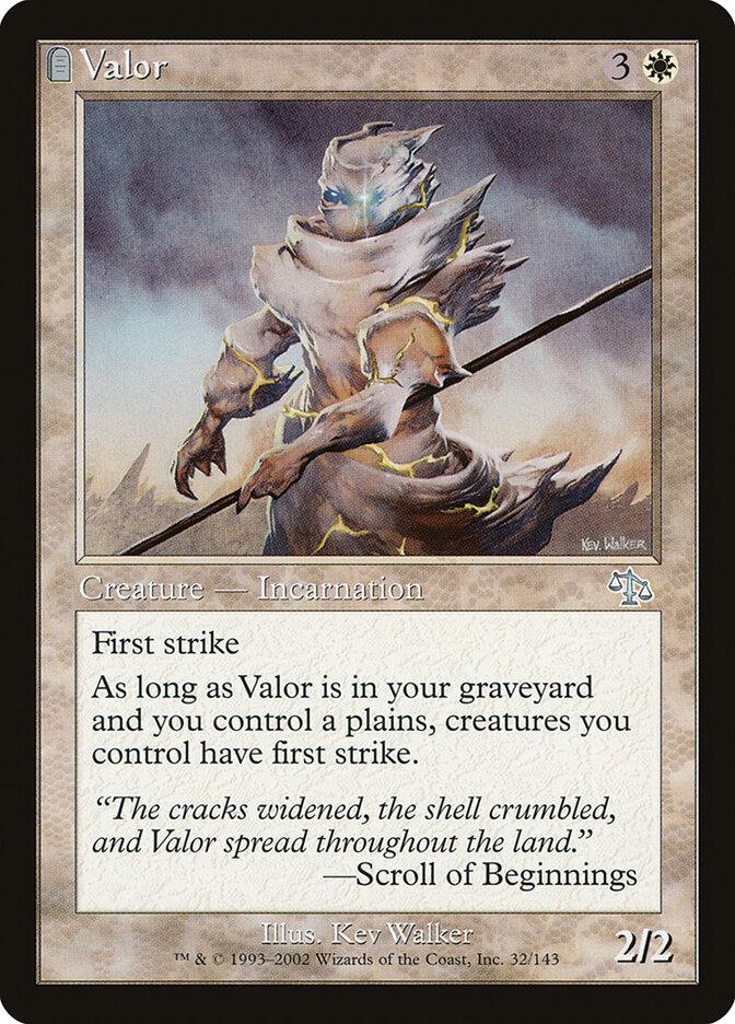 Valor, Judgment · 32/143