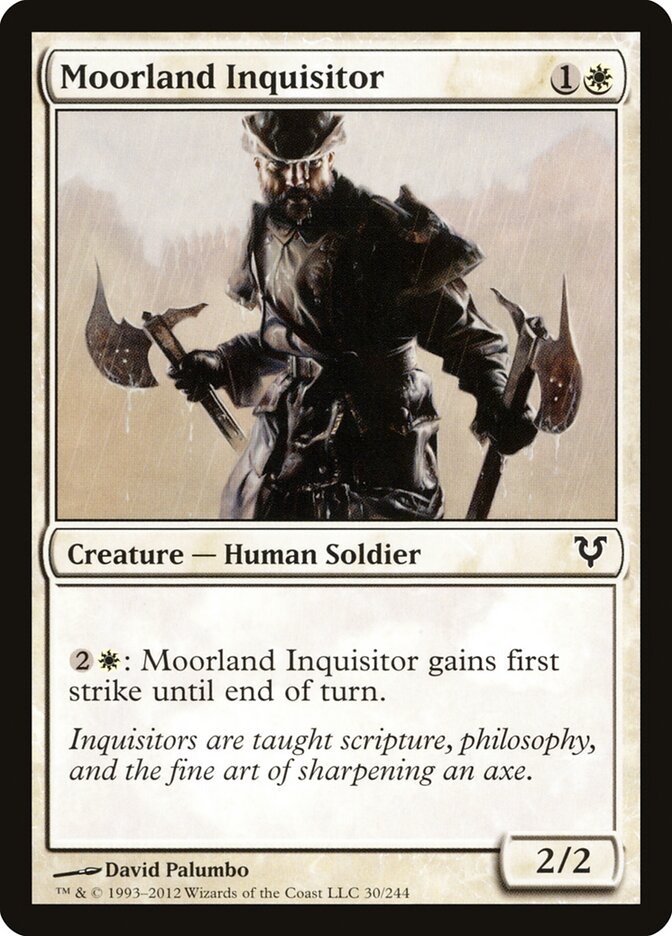 Moorland Inquisitor, Avacyn Restored · 30/244