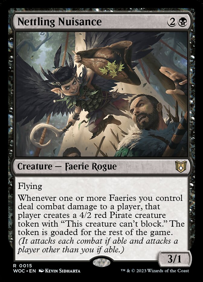 Nettling Nuisance, Wilds of Eldraine Commander · 0015