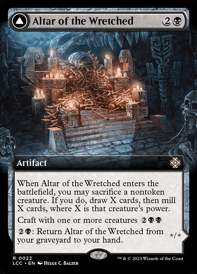 Altar of the Wretched // Wretched Bonemass, The Lost Caverns of Ixalan Commander · 0022