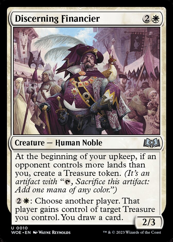 Discerning Financier, Wilds of Eldraine · 0010