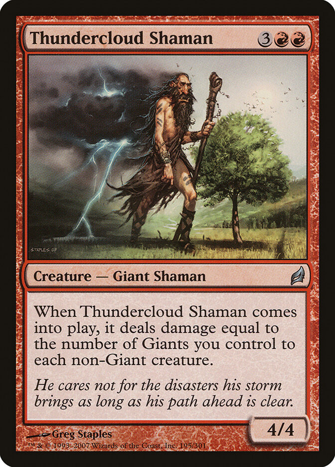 Thundercloud Shaman, Lorwyn · 195/301