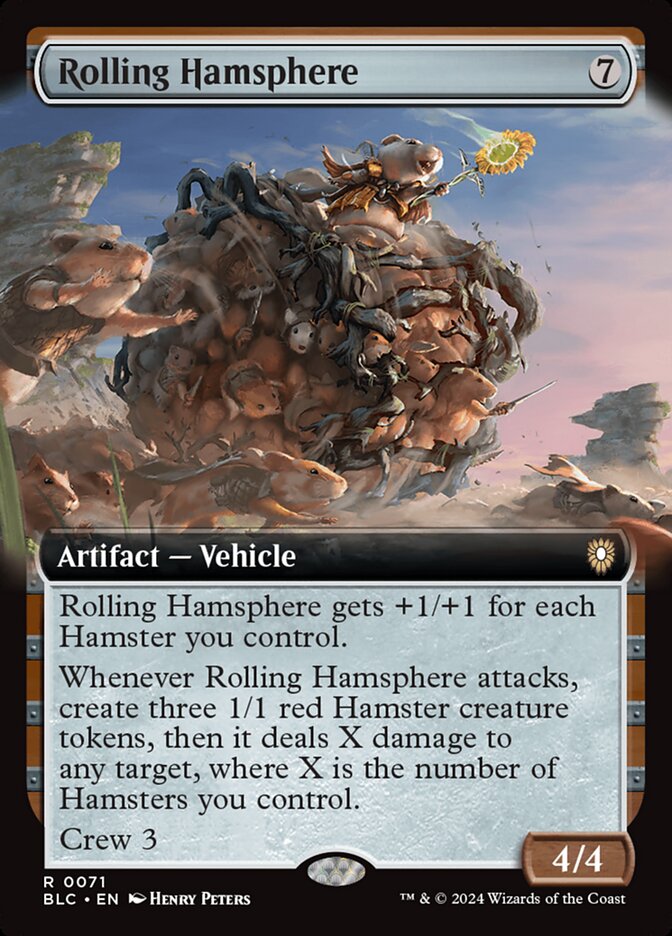 Rolling Hamsphere, Bloomburrow Commander · 0071