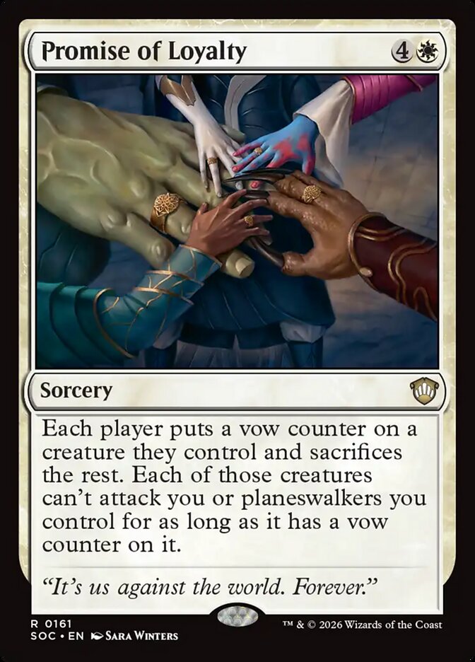 Promise of Loyalty, Secrets of Strixhaven Commander · 0161