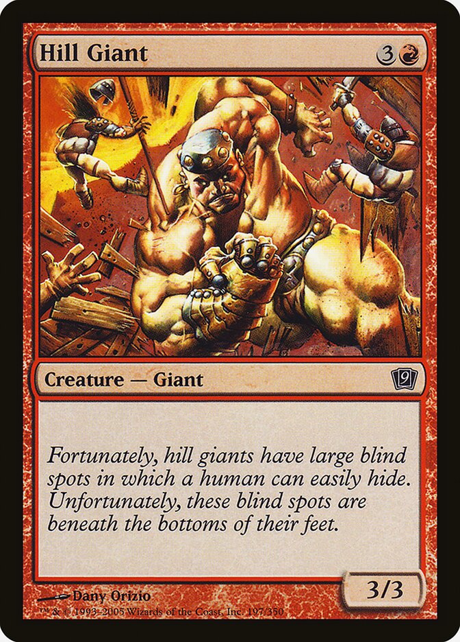 Hill Giant, Ninth Edition · 197-star
