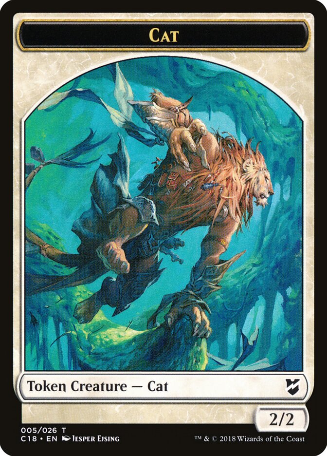Cat, Commander 2018 Tokens · 005
