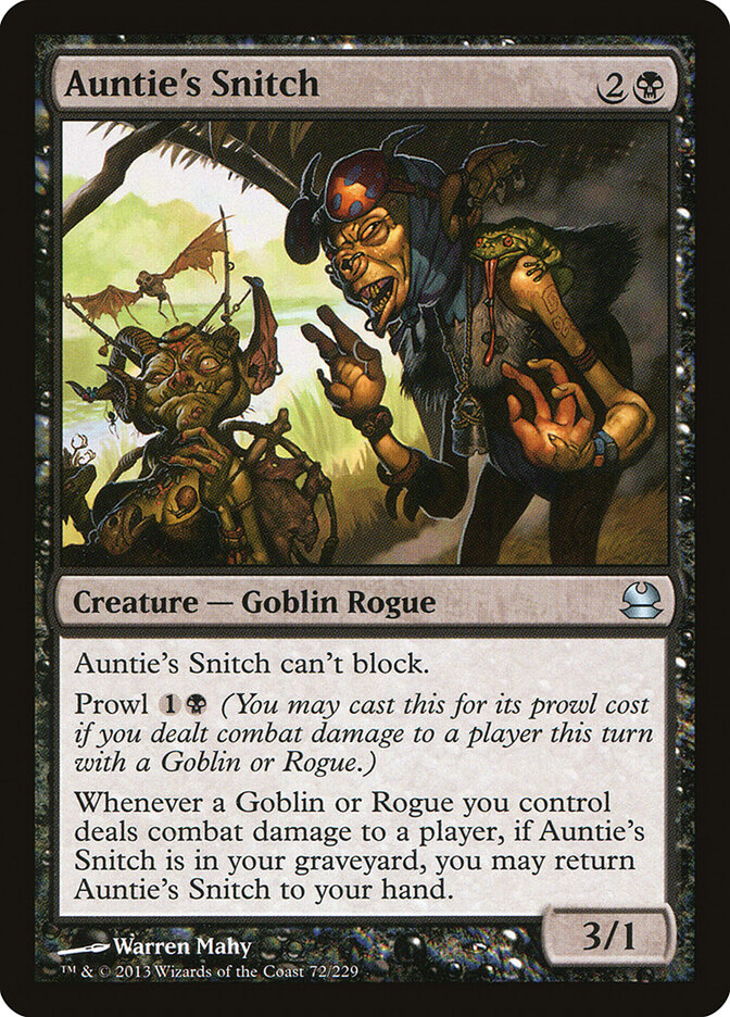 Auntie's Snitch, Modern Masters · 72/229