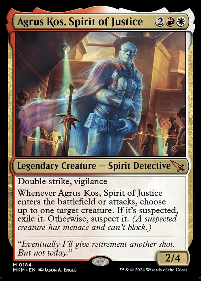 Agrus Kos, Spirit of Justice, Murders at Karlov Manor · 0184