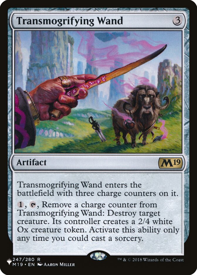 Transmogrifying Wand, The List · m19-247