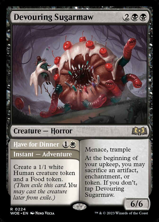 Devouring Sugarmaw // Have for Dinner, Wilds of Eldraine · 0224