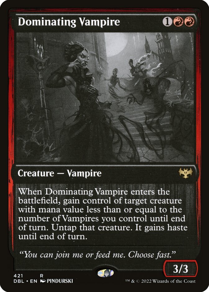 Dominating Vampire, Innistrad: Double Feature · 421/534